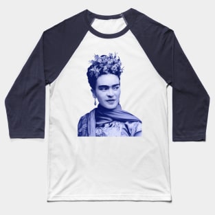 Frida Kahlo Illustration Baseball T-Shirt